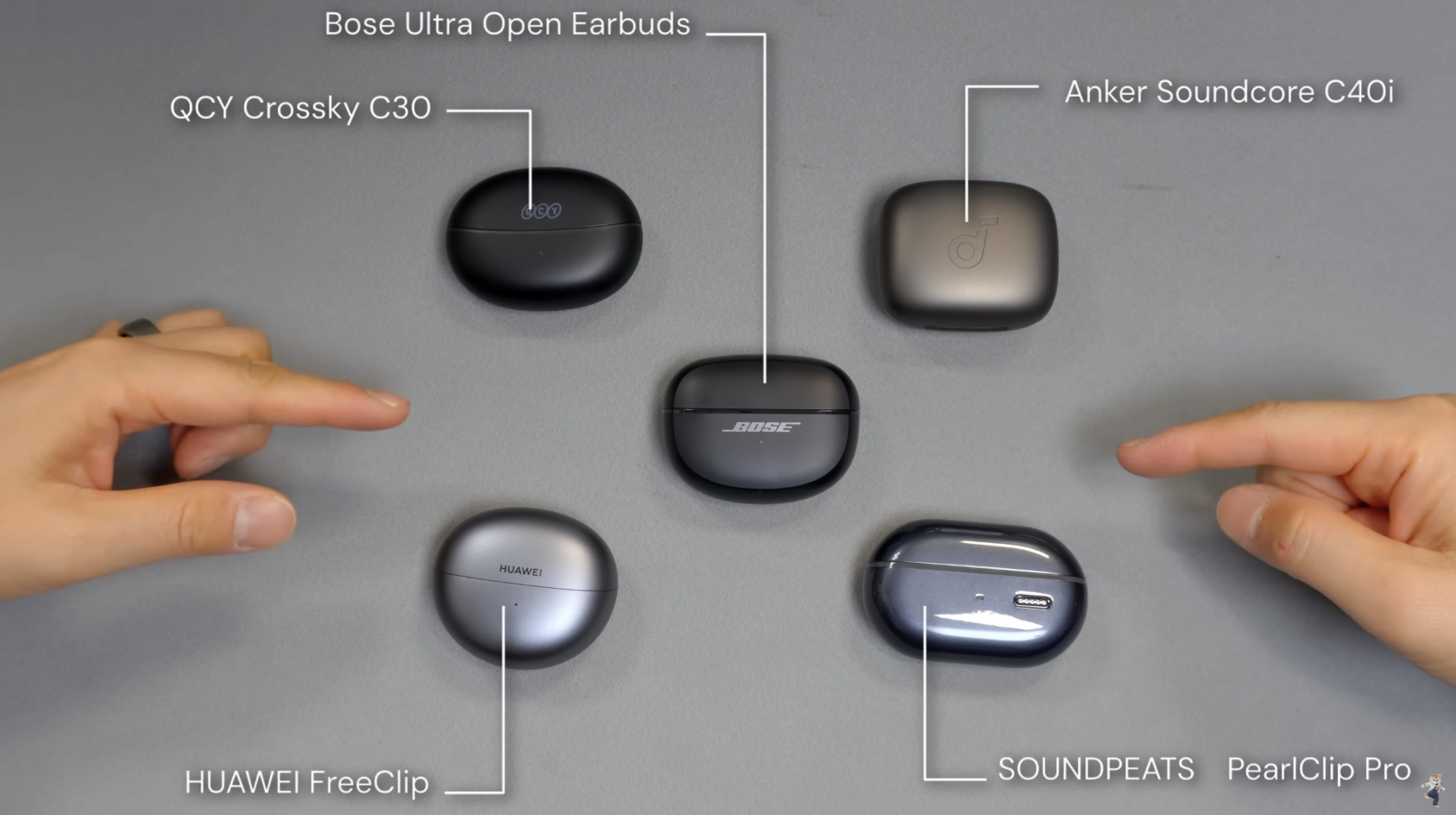 イヤーカフ型イヤホン5製品比較
