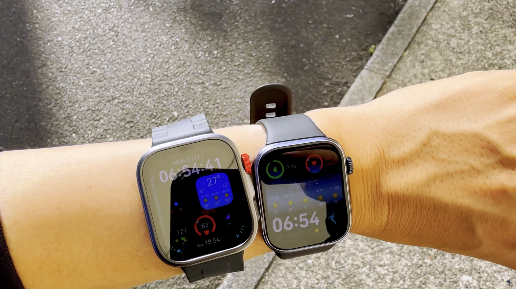 HUAWEI WATCH FIT 4 ディスプレイ比較