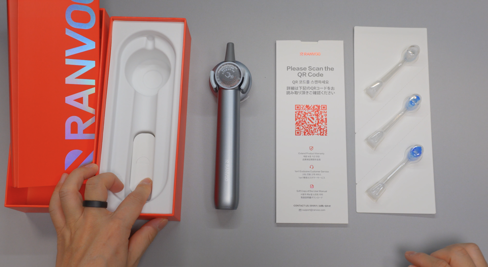 RANVOO AirJet X5 開封・同梱物