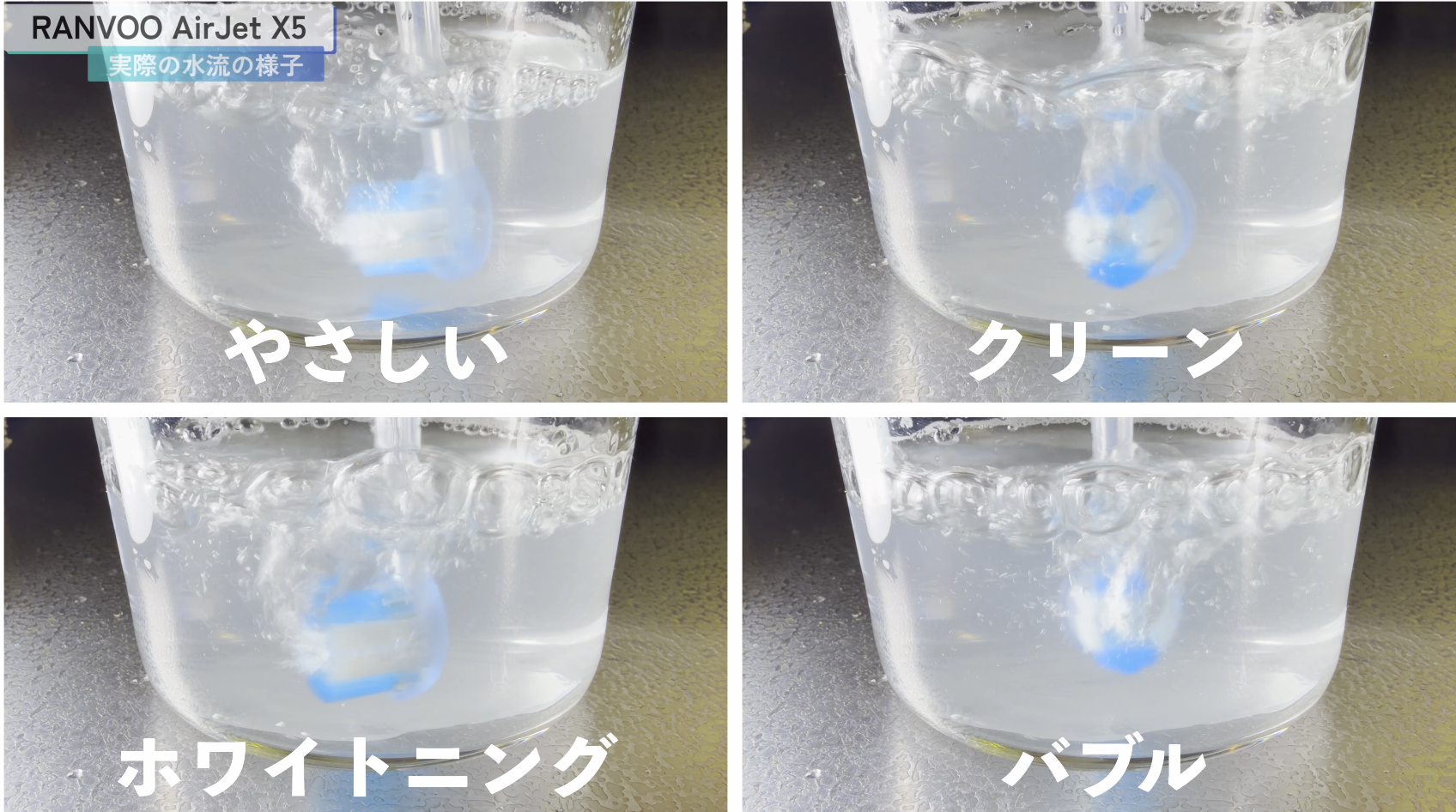 AirJet バブル洗浄の仕組み