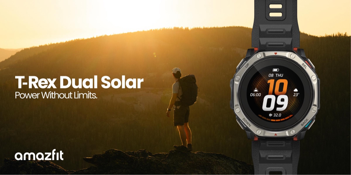 Amazfit T-Rex Dual Solar